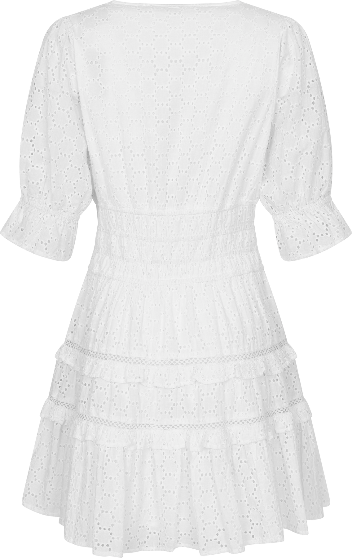 Valeria B Anglaise Dress - Vit