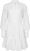 Liv Solid B Anglais Dress - Vit