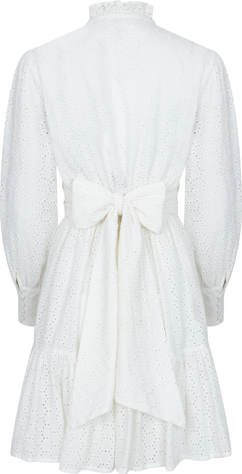 Liv Solid B Anglais Dress - Vit