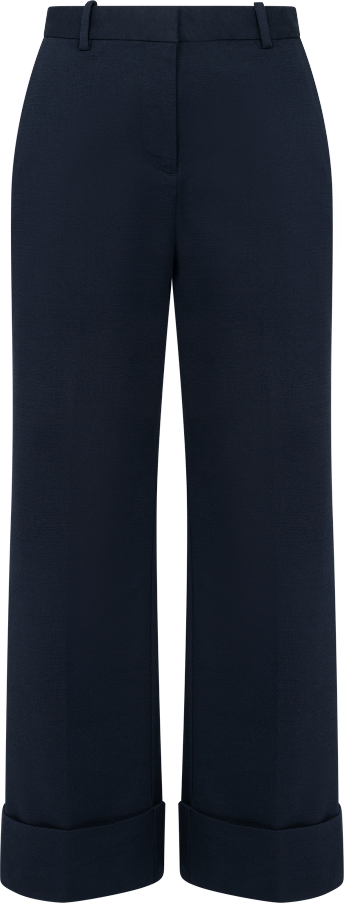 Turn-Up Crease Pants - Evening Blue