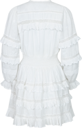 Sol Voile Dress - Vit