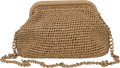 Rikke Raffia Clutch Bag - Sand
