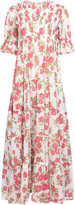Bohemian Relaxed Dress - Pink Meadow