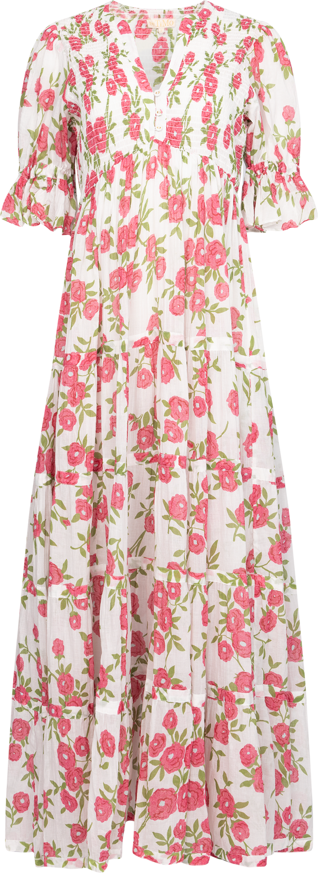 byTiMo Bohemian Relaxed Dress - Pink Meadow