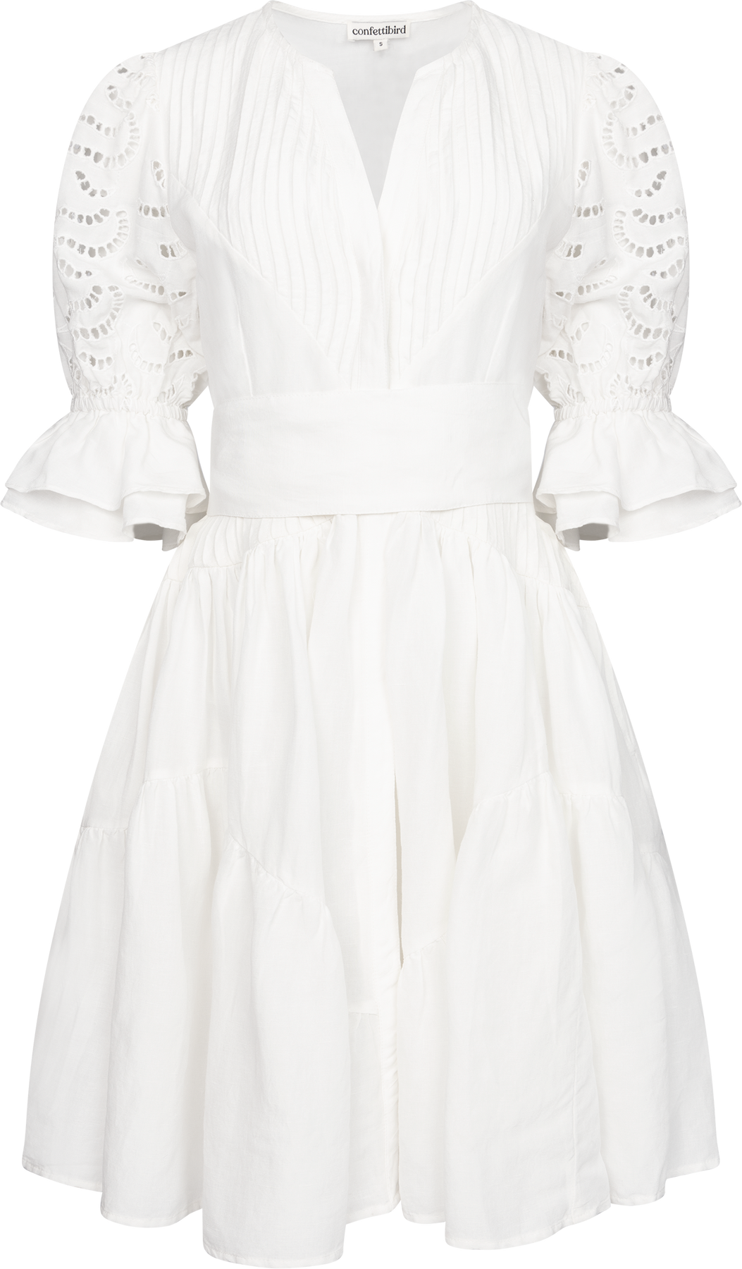 Coco Short Dress - Offwhite
