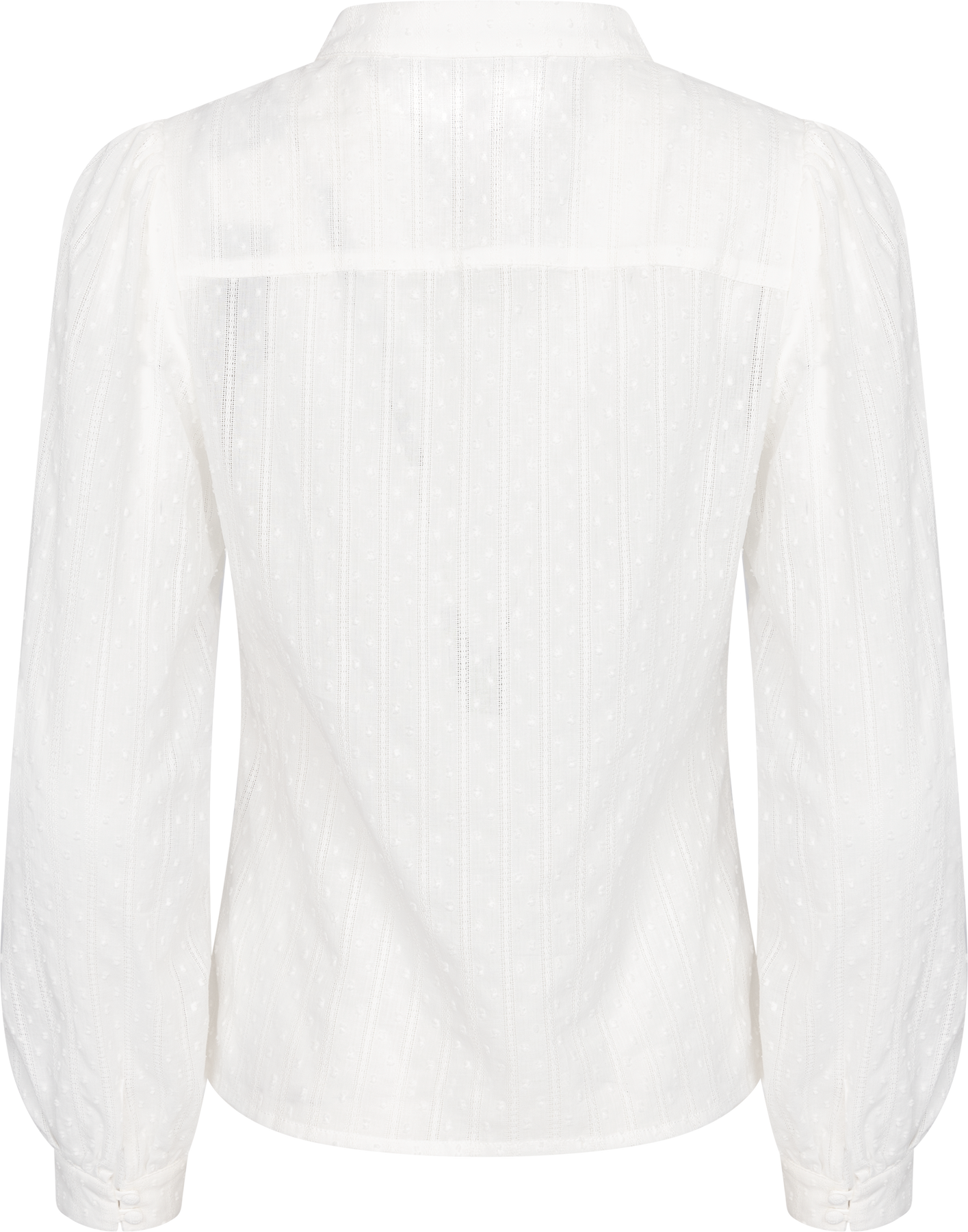 Otilie LS Blus - Vit