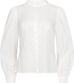 Otilie Ls Blouse - White