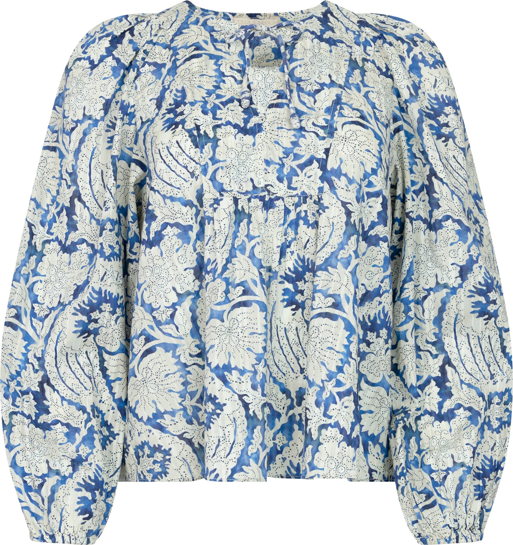 Brea Long Sleeve Blus - Ciel
