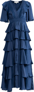 Ainsley Dress Solid - Indigo