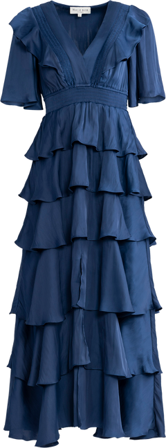 Ainsley Dress Solid - Indigo