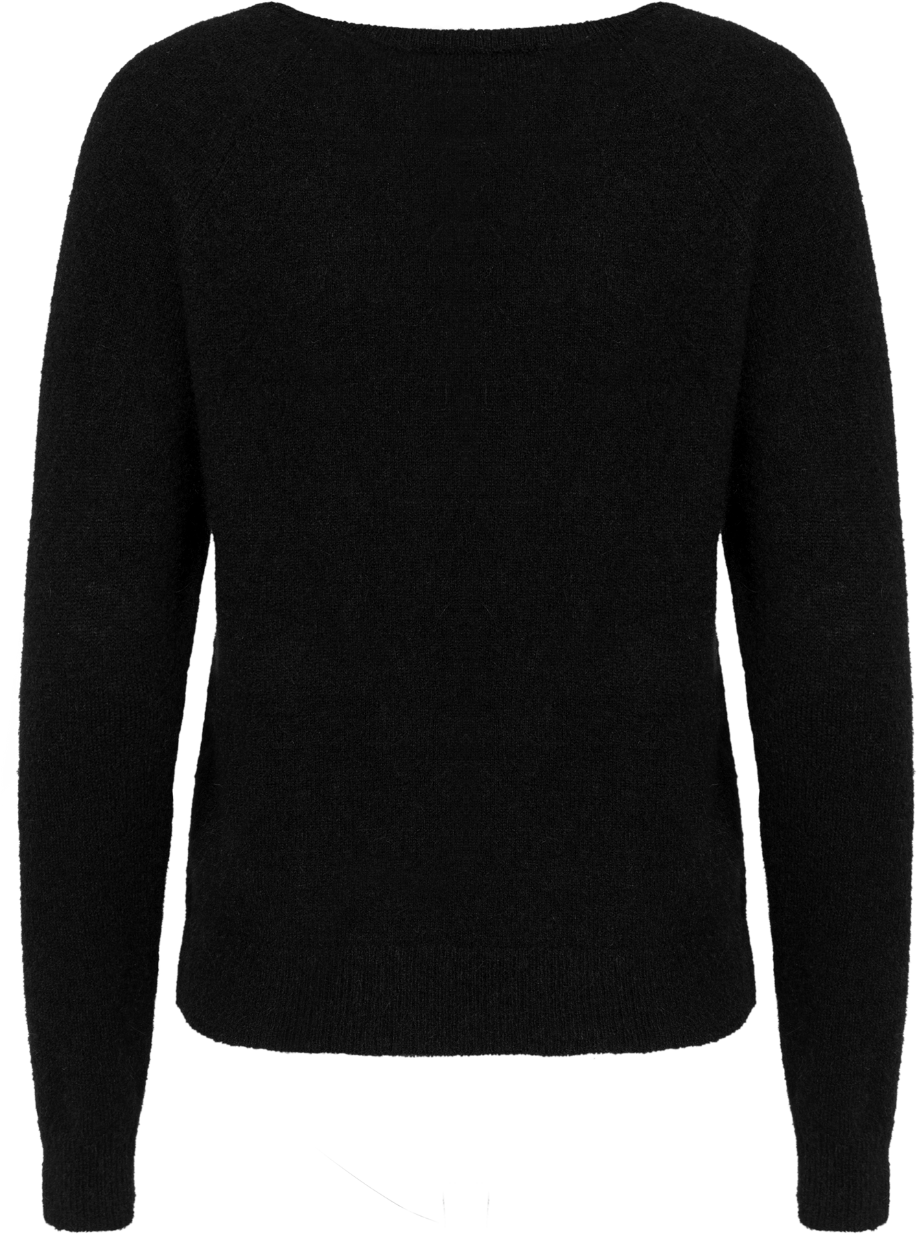 Lulu New Ls Knit V-Neck - Black