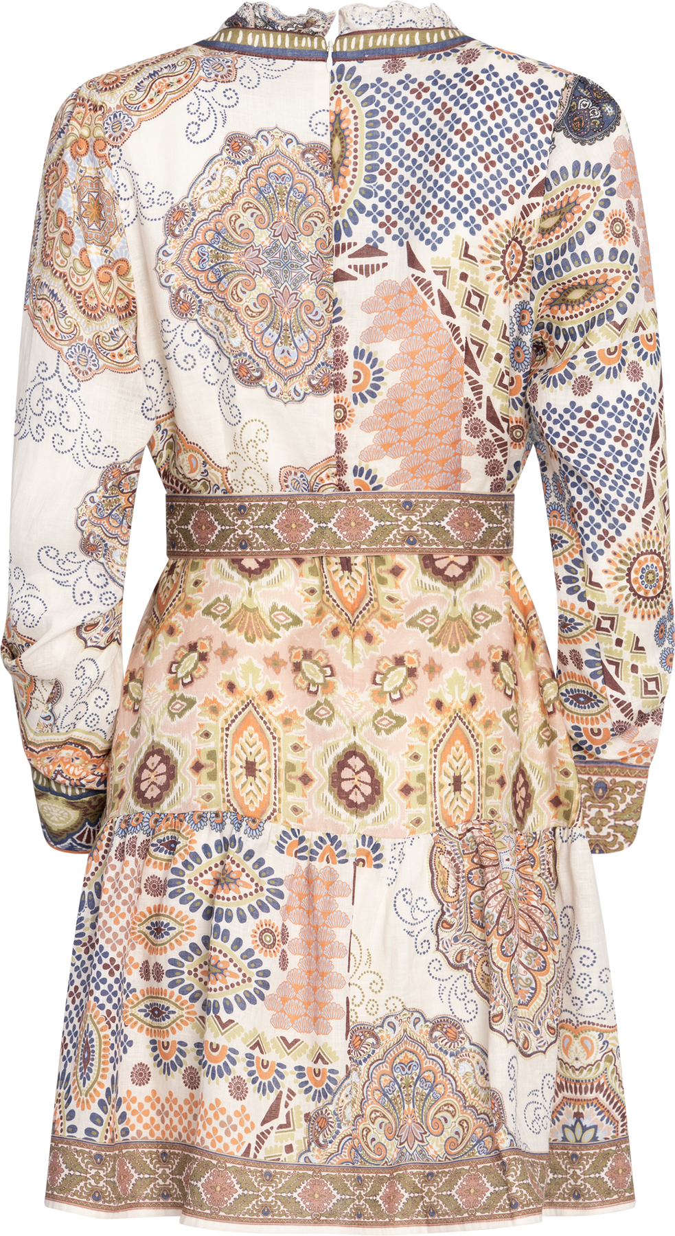 Samara Dress Short Linen - Ivory