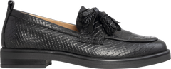 Shelly Tassel Croco - Black Croco
