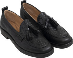 Shelly Tassel Croco - Black Croco