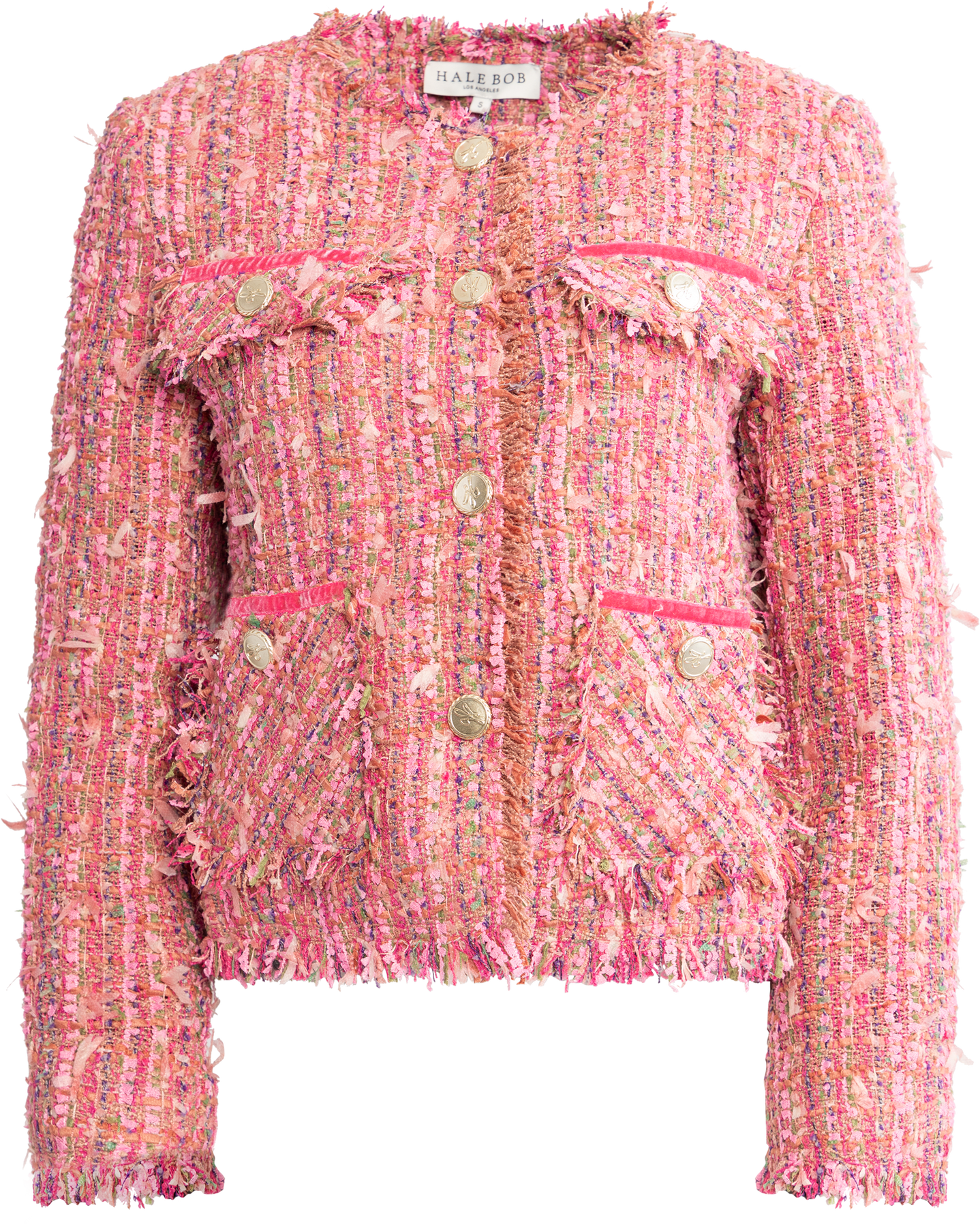 Malani Jacket Tweed - Coral