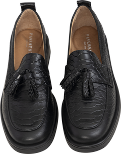 Shelly Tassel Croco - Black Croco