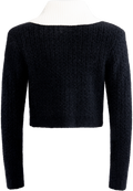 Cashmere Blend Cardigan - Black