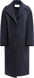 Greatcoat Boiled Wool - Navy Blue