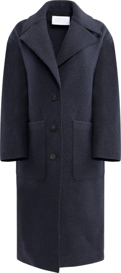 Greatcoat Boiled Wool - Navy Blue