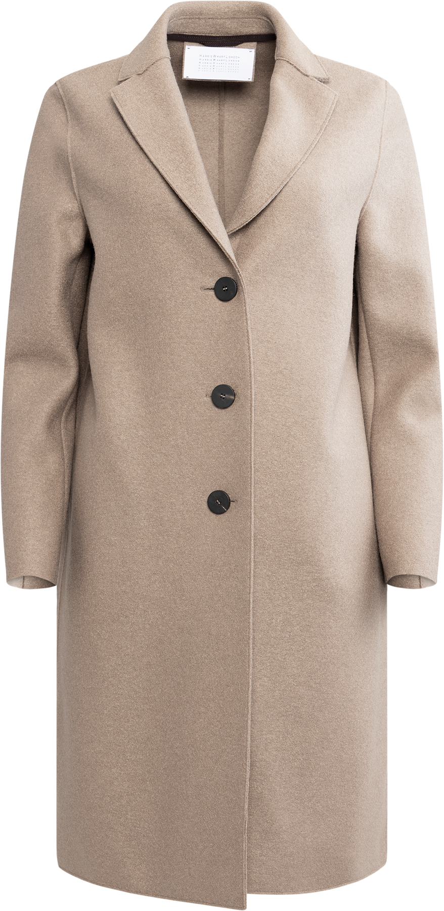 Overcoat Pressed Wool - Taupe