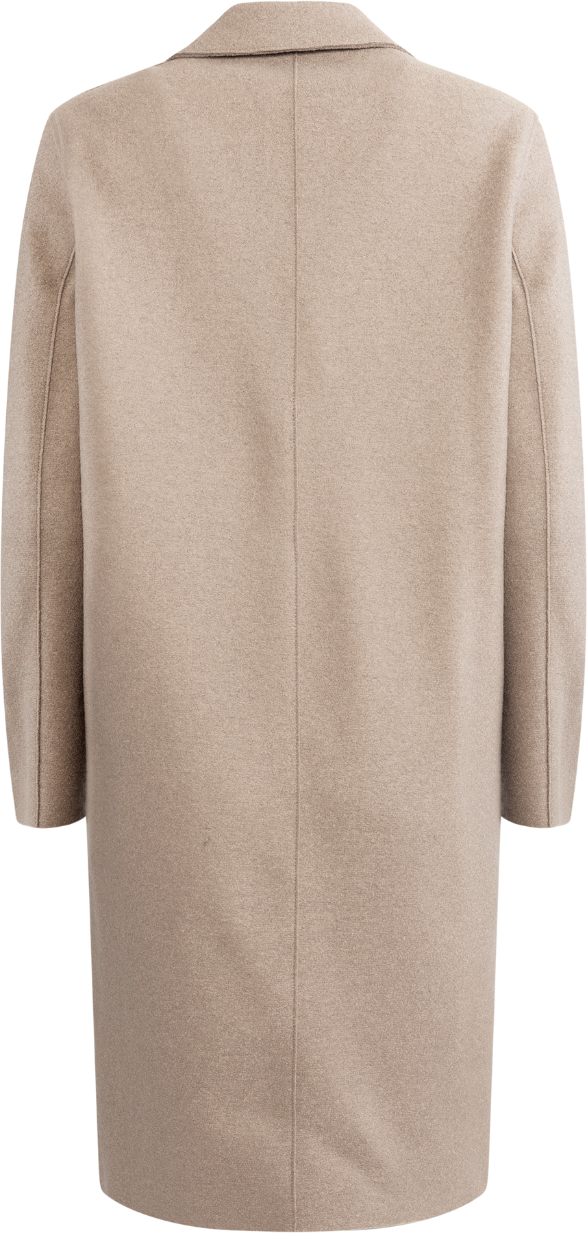 Overcoat Pressed Wool - Taupe
