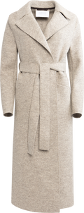 Long Maxi Coat Pressed Wool - Natural Casha