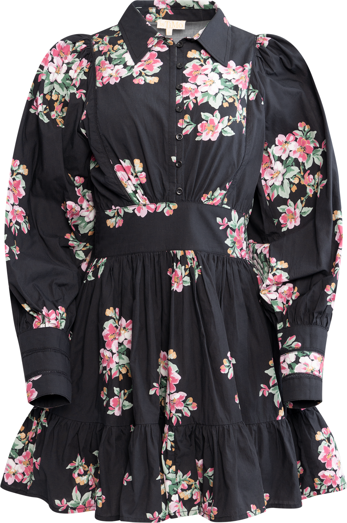 Poplin Mini Dress - Apple Blossom