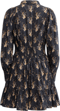 Poplin Mini Dress - Midnight Paisley
