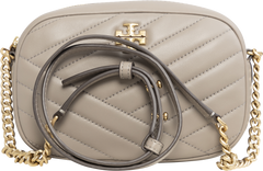 Kira Chevron Camera Bag - Gray Heron