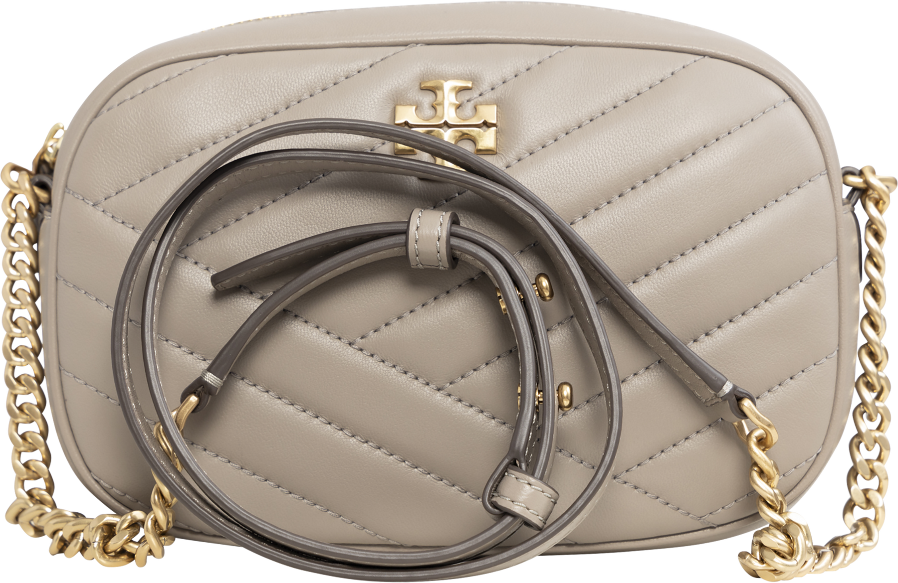 Kira Chevron Camera Bag - Gray Heron