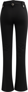 Lexi Pants W Buttons - Black