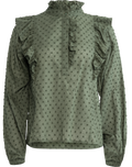 Maya Blouse - Hunter Green