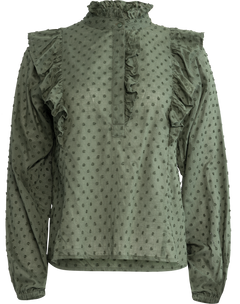 Maya Blouse - Hunter Green