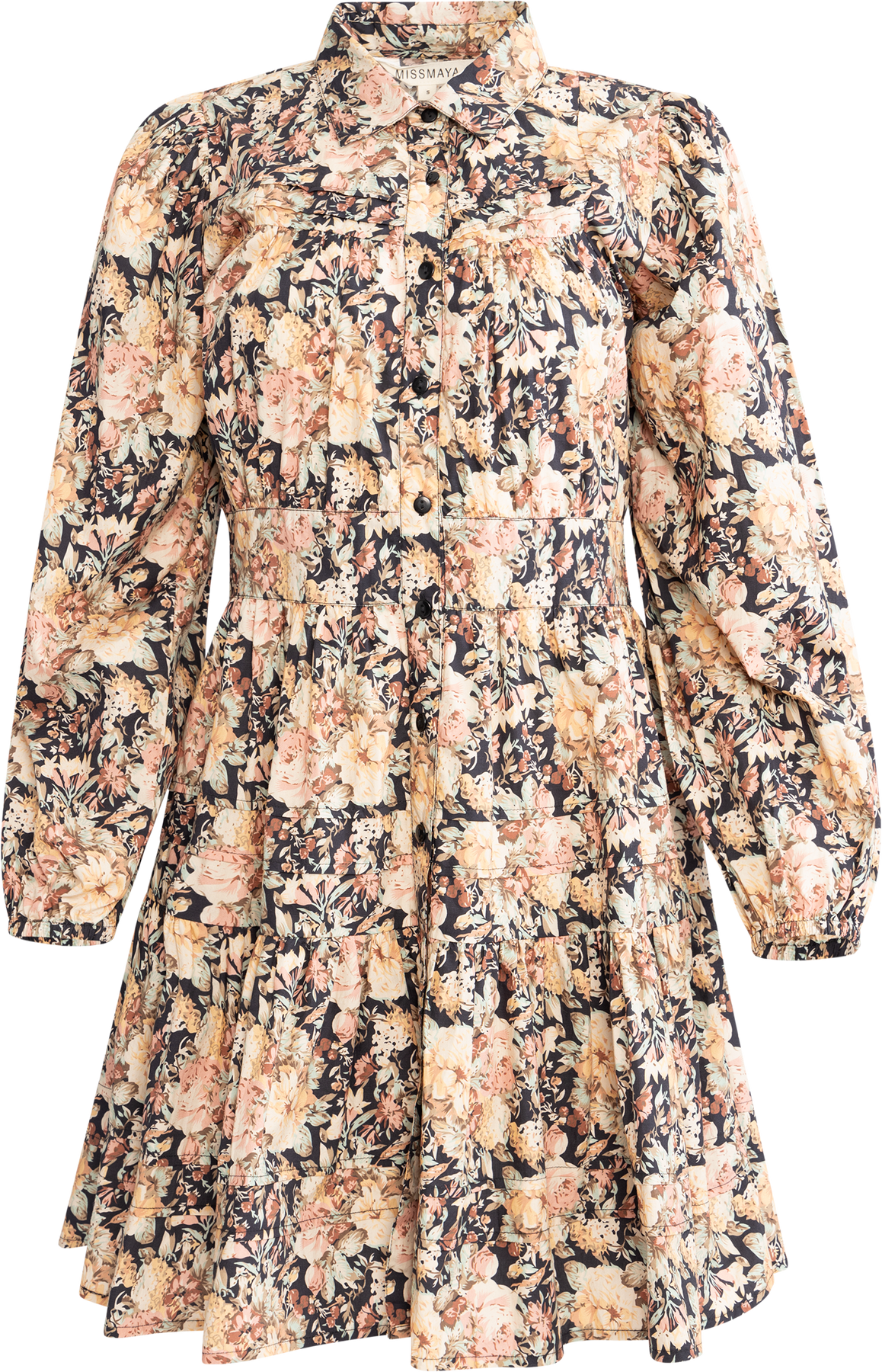 Vicky Dress - Soft Botanic