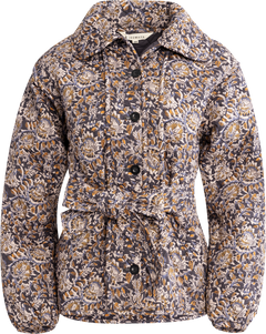 Sheila Jacket - Burnt Blockprint