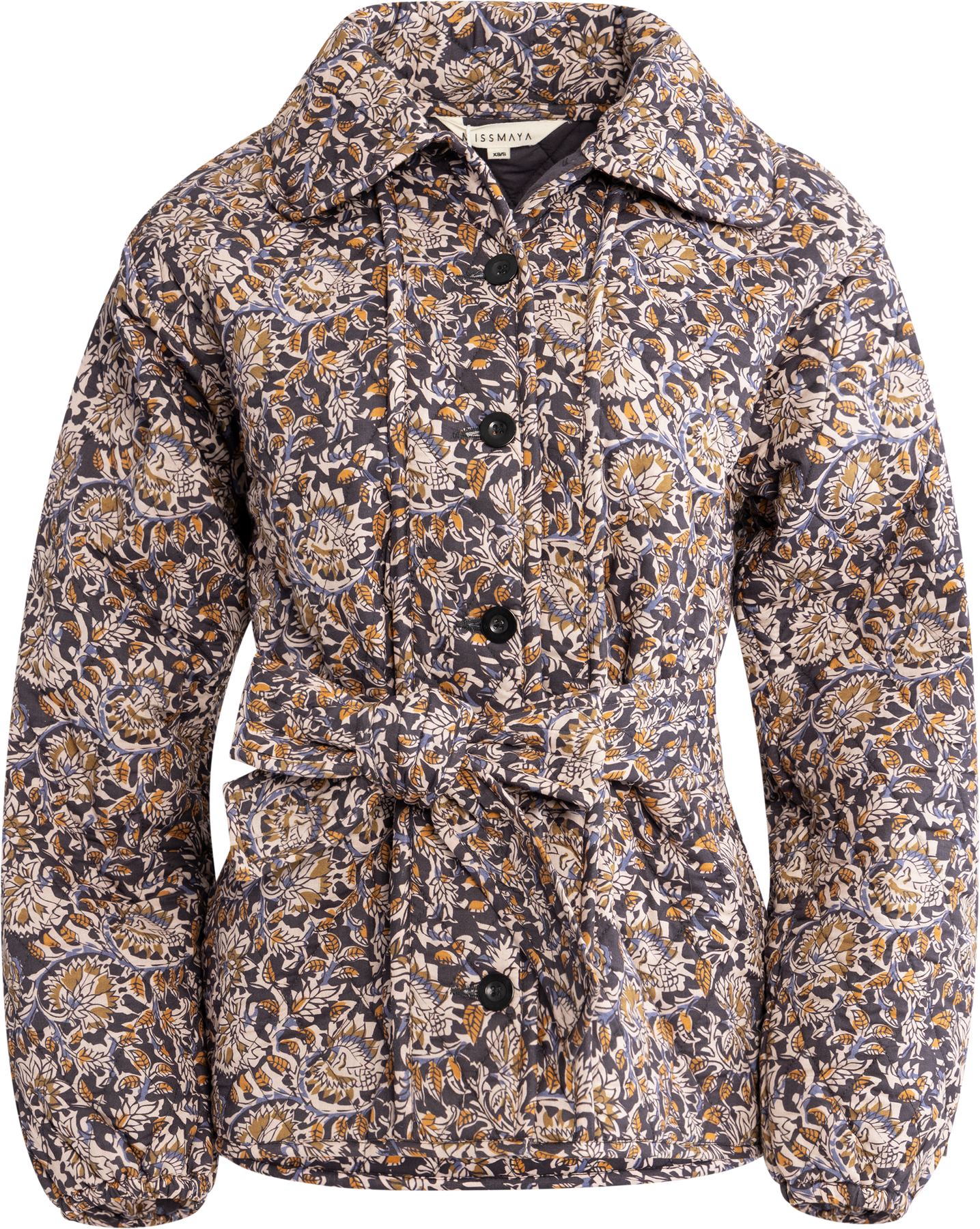 Sheila Jacket - Burnt Blockprint