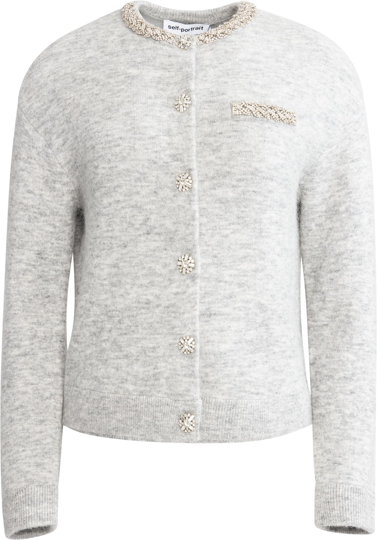 Melange Cardigan - Grey