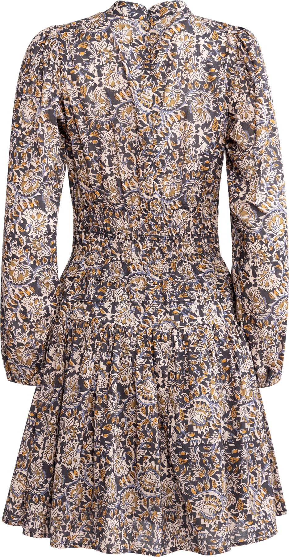 Jeanne Dress - Burnt Blockprint