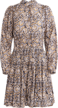 Jeanne Dress - Burnt Blockprint