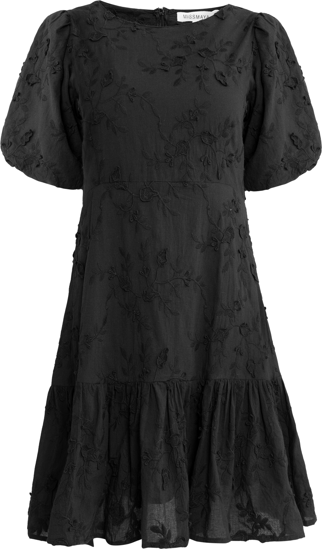Johanna Mini Dress - Matte Black