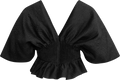 Elegi Solid S/Slv Top - Black