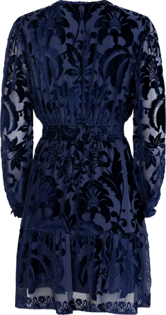 Alexa Dress Solid - Navy