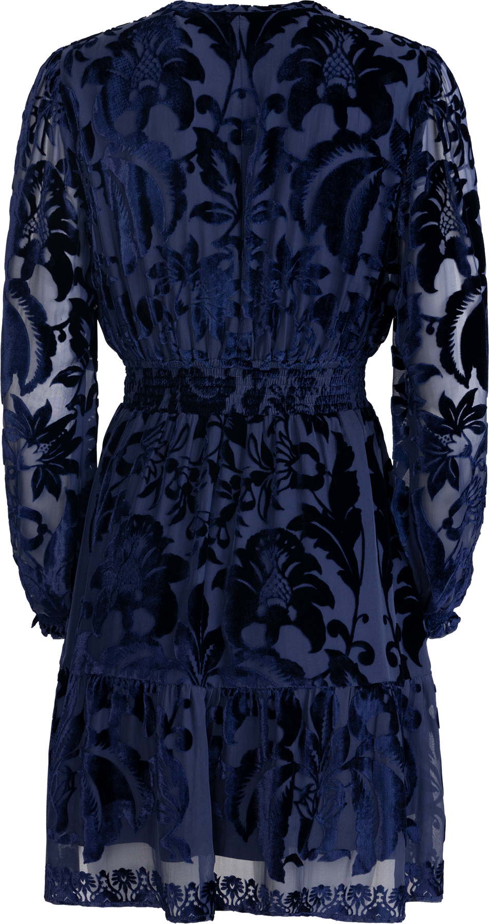 Alexa Dress Solid - Navy