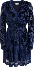 Alexa Dress Solid - Navy