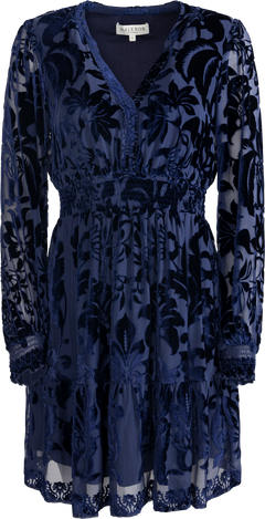 Alexa Dress Solid - Navy