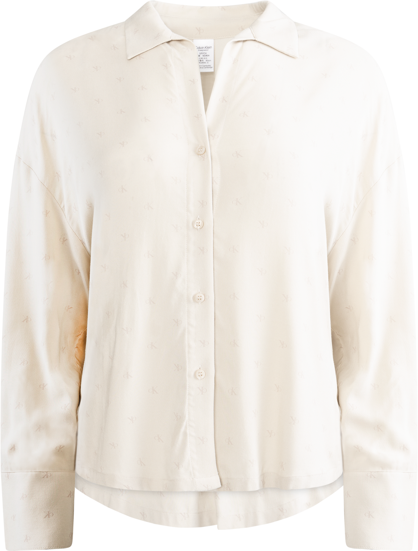 L/S Buttondown & Pant Sleep Set - Diamond Logo Cocoon