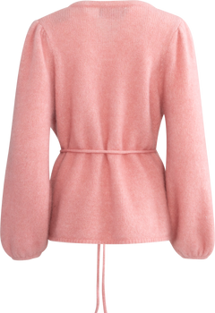 Fredrikke Chunky Cardigan - Peachy Pink