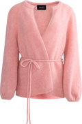 Fredrikke Chunky Cardigan - Peachy Pink