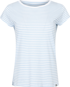 Organic Jersey Stripe Teasy Tee Fav - Cashmere Blue/Brilliant White