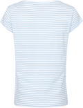 Organic Jersey Stripe Teasy Tee Fav - Cashmere Blue/Brilliant White